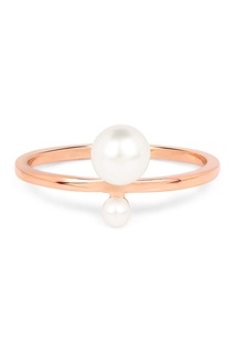Позолоченное кольцо с жемчужинами Lav`Z
