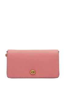 Розовый клатч-кроссбоди Dinky Coach