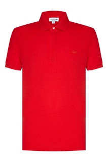 Красное поло Lacoste