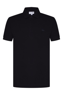 Черное поло Lacoste