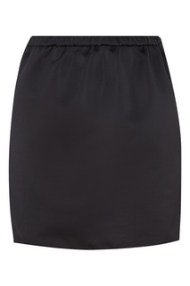 Черная мини-юбка с эластичным поясом No.21