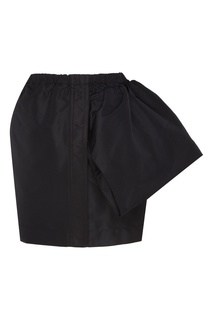Асимметричная мини-юбка черного цвета No.21