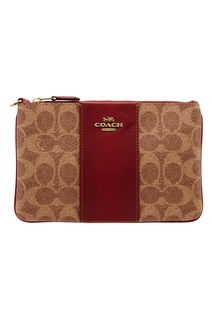 Кошелек с контрастной отделкой и ремешком на руку Coach