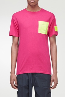 Розовая футболка с цветной отделкой Landlord