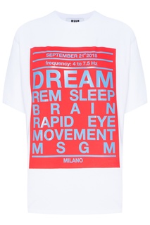 Футболка с принтом "MSGM Dream"
