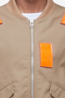 Бежевая куртка с цветной отделкой Landlord