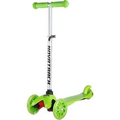 Самокат-кикборд NOVATRACK Disco-kids, детский, max 50кг, зеленый (120H.DISCOKIDS.GN7)