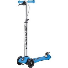Самокат-кикборд NOVATRACK RainBow подростковый ручной тормоз свет.колеса max 60кг голубой 126189