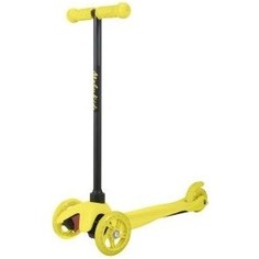 Самокат 3-х колесный Moby Kids Basic 2.0, 120 мм PU, желт. (641117)