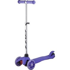 Самокат 3-х колесный NOVATRACK FOXX Disco-kids, детский, регулир. ручка, max 25кг, фиол FX. DISCOKIDS. VL8