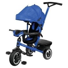 Велосипед трехколесный Moby Kids Rider 360, 10x8 AIR Car, синий (641207)