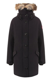 Пуховик Rossclair с меховой отделкой капюшона Canada Goose