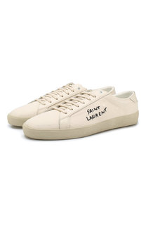 Текстильные кеды Court Classic Saint Laurent