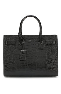 Сумка Sac De Jour Baby с тиснением Saint Laurent
