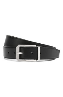 Кожаный ремень с металлической пряжкой Ermenegildo Zegna