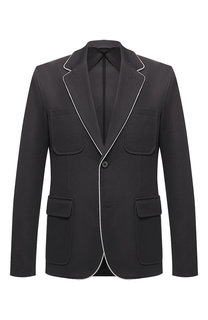 Хлопковый пиджак Lanvin