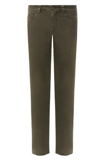 Брюки из смеси льна и хлопка Loro Piana