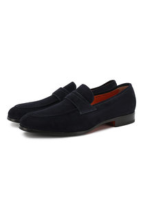Кожаные лоферы Santoni