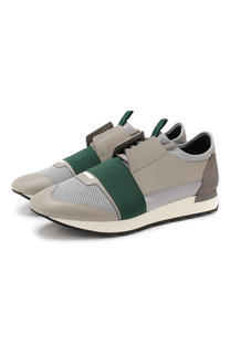 Комбинированные кроссовки Race Balenciaga