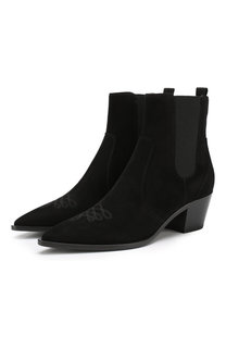 Замшевые ботильоны Austin Gianvito Rossi