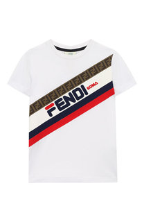 Хлопковая футболка Fendi