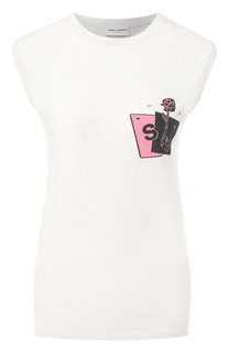 Хлопковый топ Saint Laurent