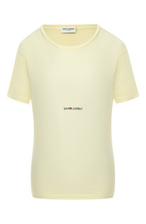 Хлопковая футболка Saint Laurent