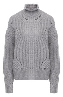 Кашемировый пуловер с высоким воротником FTC