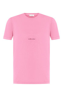 Хлопковая футболка Saint Laurent