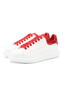 Кожаные кеды Alexander McQueen