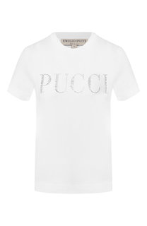 Хлопковая футболка Emilio Pucci