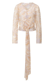 Шелковая блузка с принтом See by Chloé