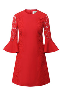 Платье из смеси хлопка и вискозы Valentino