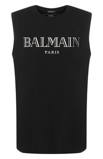 Хлопковая майка Balmain