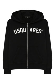 Хлопковый кардиган с капюшоном Dsquared2