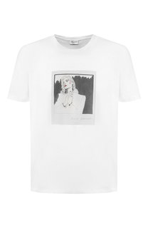 Хлопковая футболка Saint Laurent