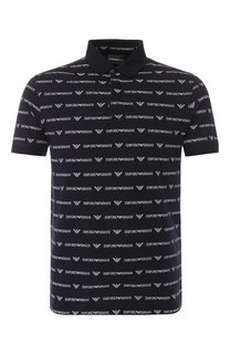 Хлопковое поло Emporio Armani