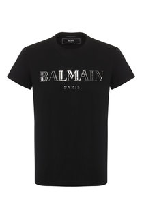 Хлопковая футболка Balmain