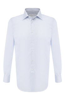 Хлопковая сорочка с воротником кент Brioni