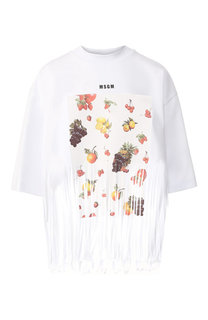 Хлопковая футболка MSGM