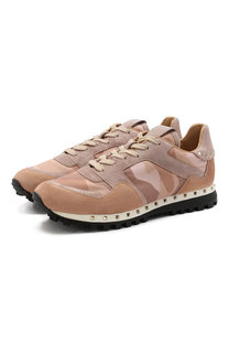 Комбинированные кроссовки Valentino Garavani Rockrunner Valentino