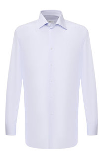 Хлопковая сорочка с воротником кент Brioni