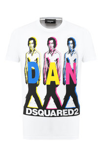 Хлопковая футболка Dsquared2