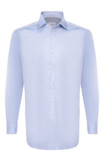 Хлопковая сорочка с воротником кент Brioni