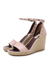 Кожаные босоножки Valentino Garavani Rockstud Valentino