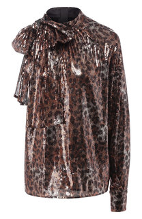 Блузка с пайетками MSGM