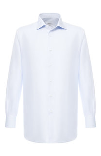 Хлопковая сорочка с воротником кент Brioni