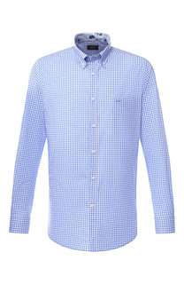 Хлопковая рубашка с воротником button down Paul&Shark