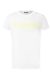 Хлопковая футболка Balmain
