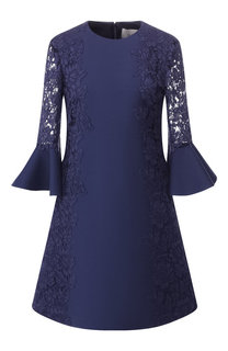 Платье из смеси хлопка и вискозы Valentino